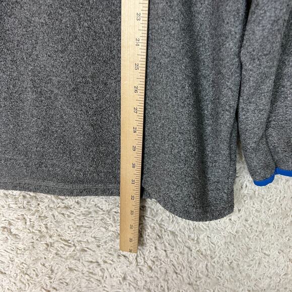 Columbia PFG Fleece Sweater Mens XL Gray Performance Fishing Gear 1/4 Snap - Picture 2 of 7